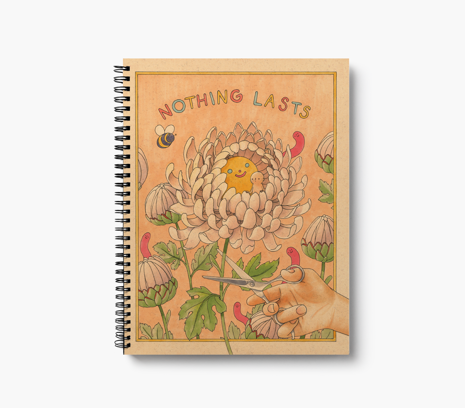 Nothing Lasts Large Wire-O Notebook