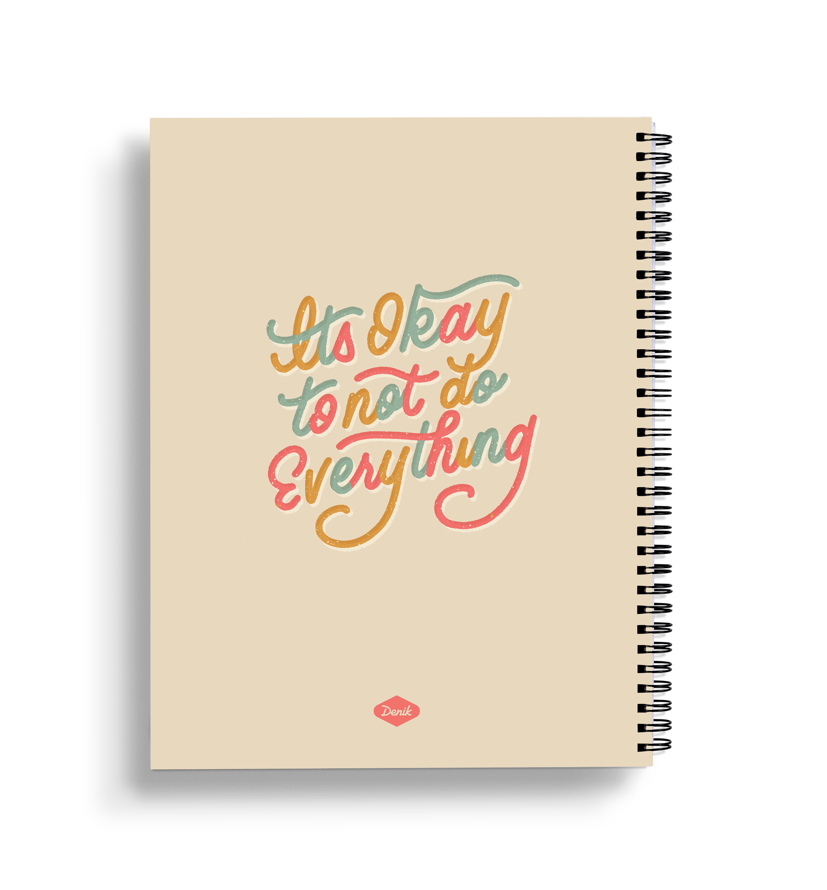 It&#39;s Okay To Not Do Everything Large Wire-O Notebook