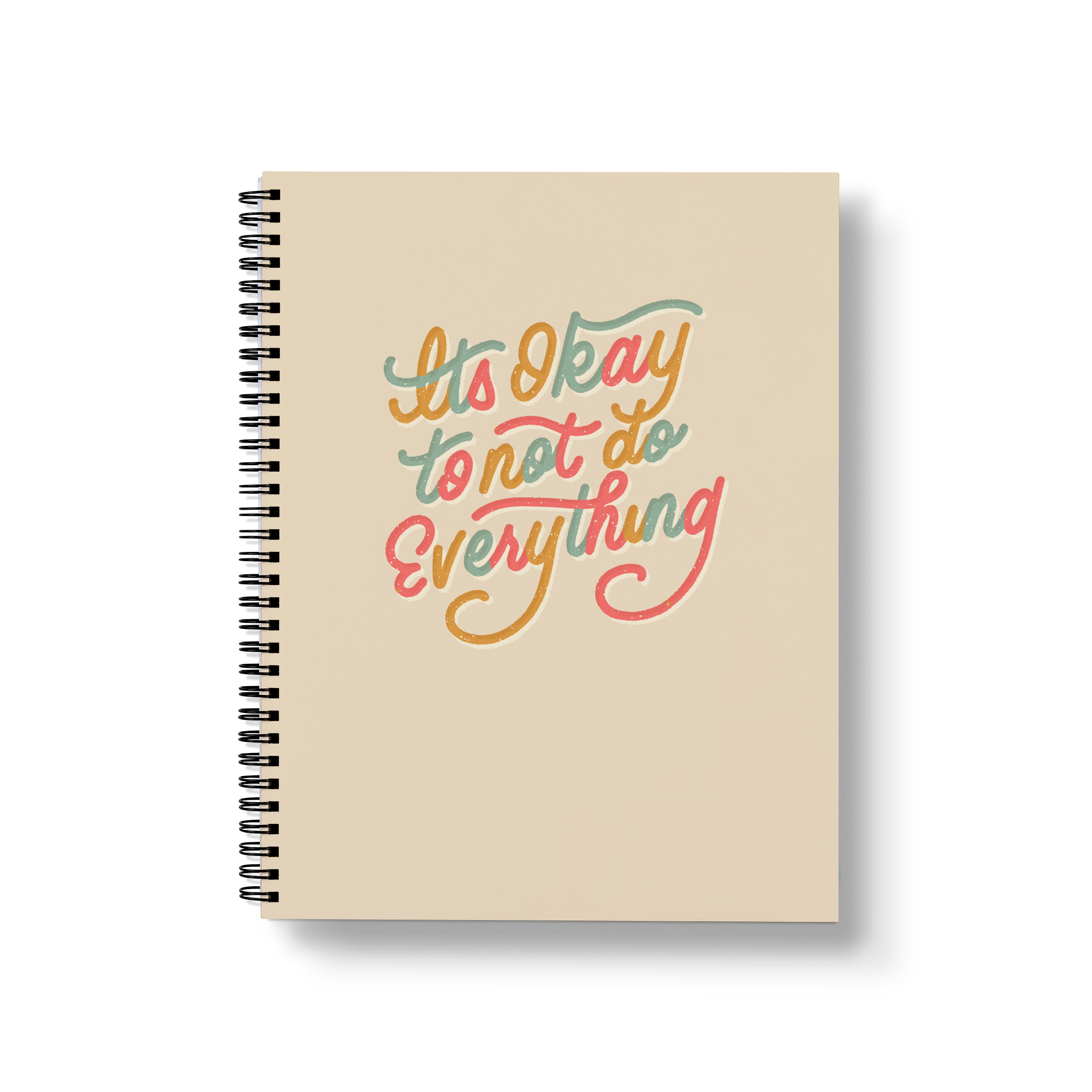 It&#39;s Okay To Not Do Everything Large Wire-O Notebook