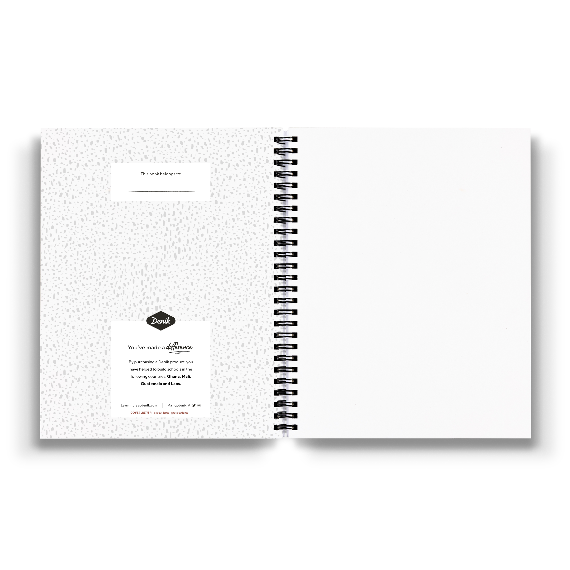One Day at a Time Medium Wire-O Notebook – Denik