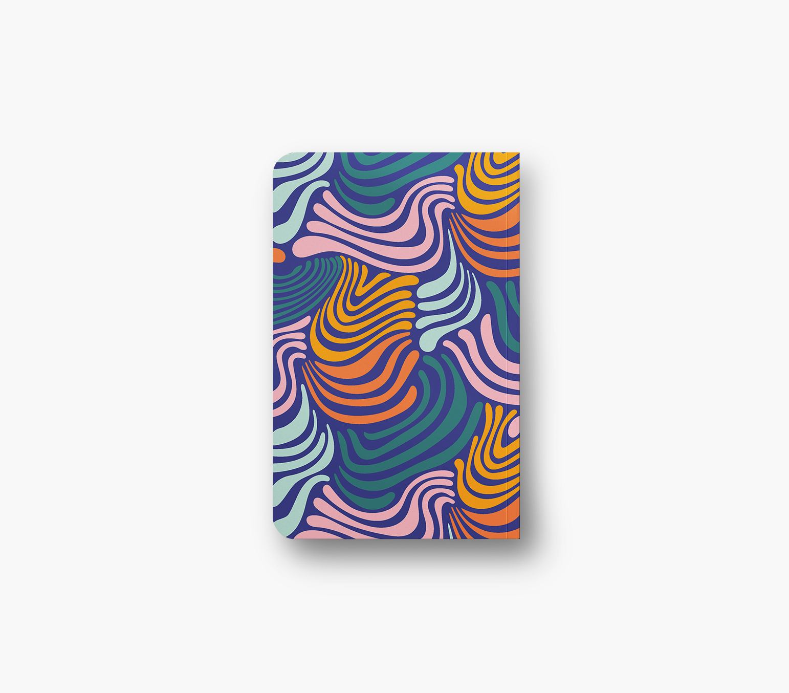 Navy Mushrooms classic layflat notebook