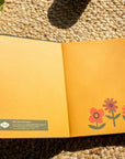 Chunky Flowers Embroidered Journal