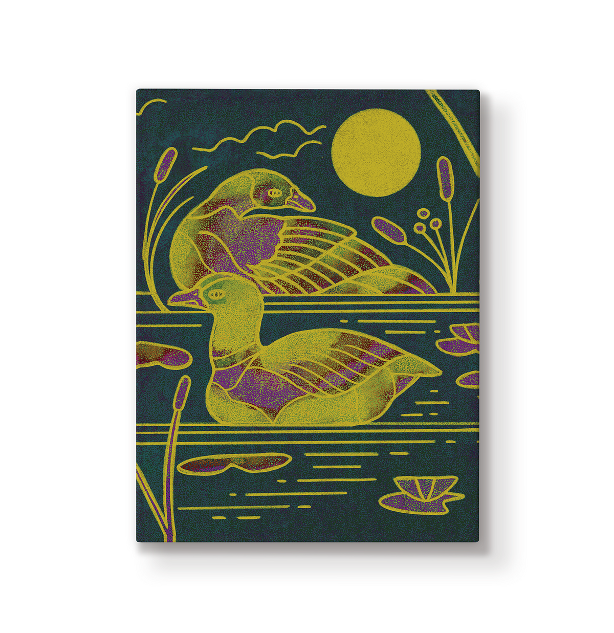 Duck Lake Hardcover Notebook Undated Planner