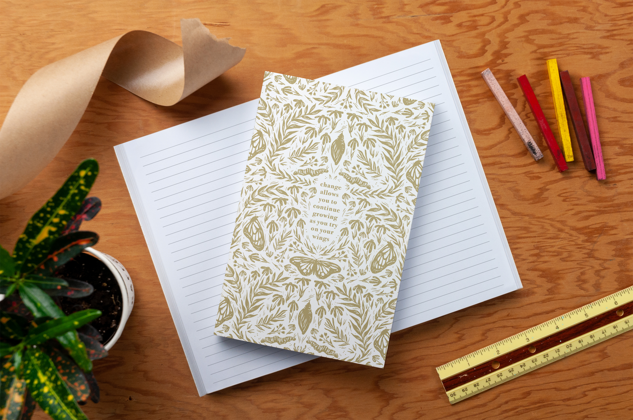 Wings of Change Classic Layflat Notebook