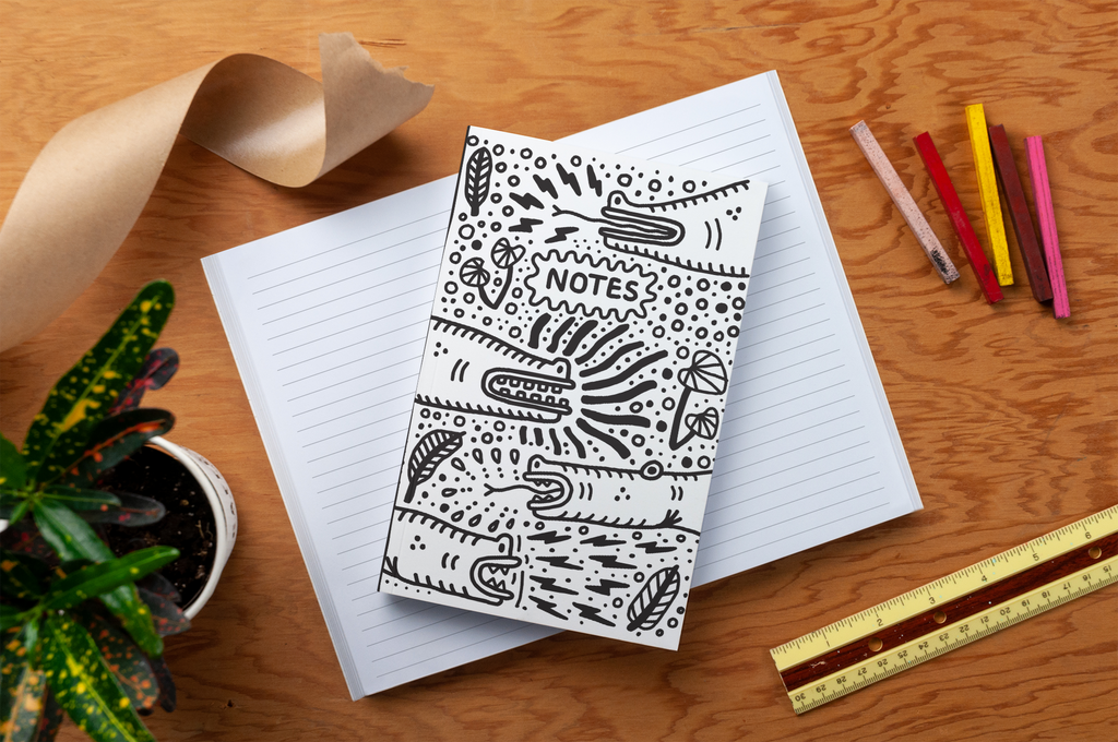 Swamp Outlines Classic Layflat Notebook