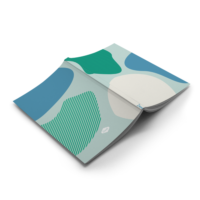 Abstract Spots Classic Layflat Notebook