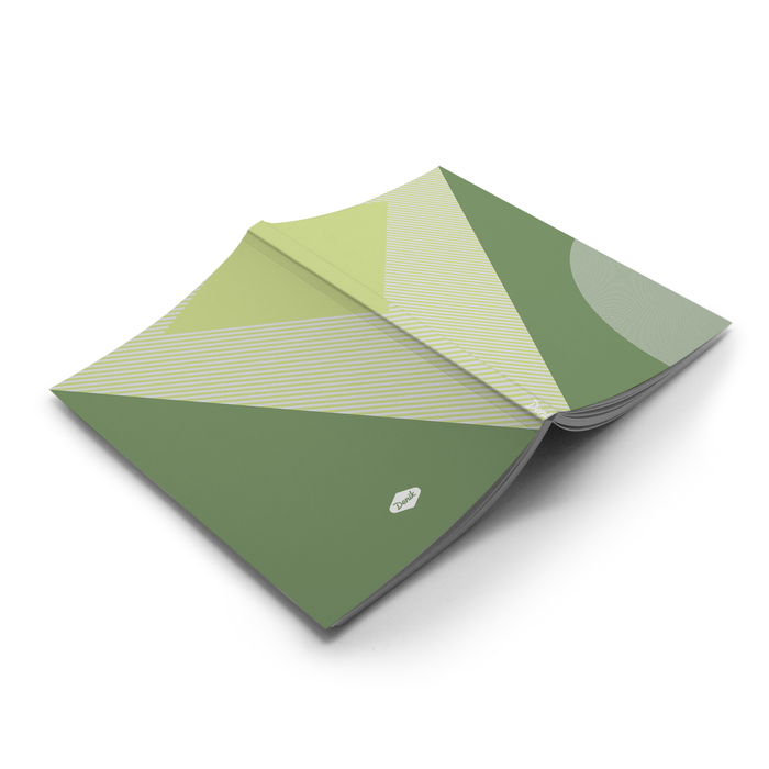 Abstract Triangular Classic Layflat Notebook