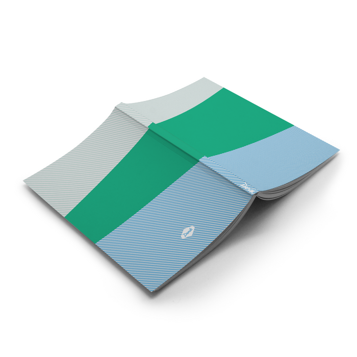 Abstract Lines Classic Layflat Notebook