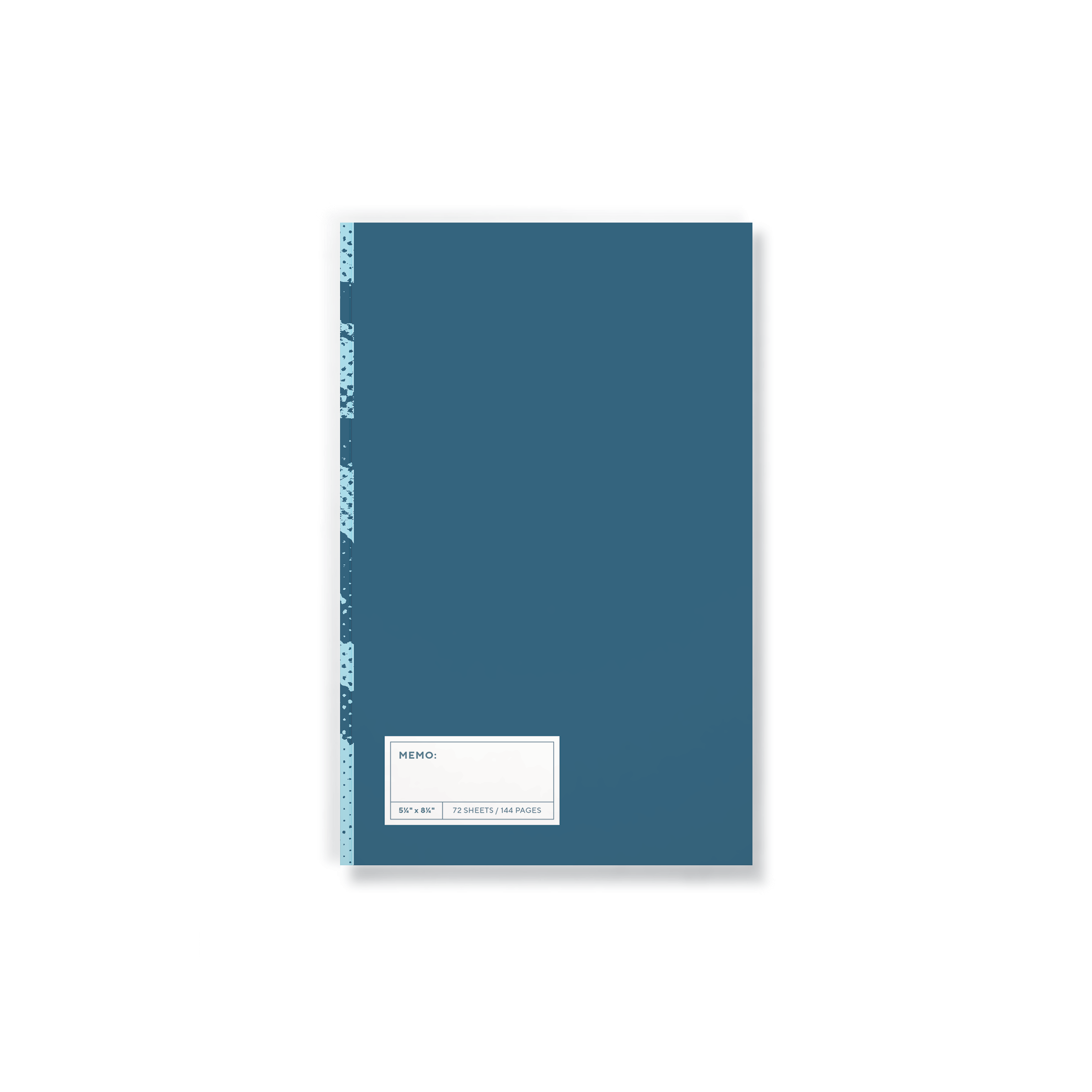 Blue Halftone Classic Layflat Notebook