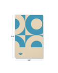 Geometric Squared Classic Layflat Notebook