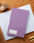 Purple Halftone Classic Layflat Notebook