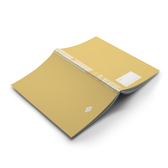 Yellow Halftone Classic Layflat Notebook