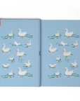 Swans Hardcover Embroidered Notebook Journal