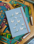 Swans Hardcover Embroidered Notebook Journal
