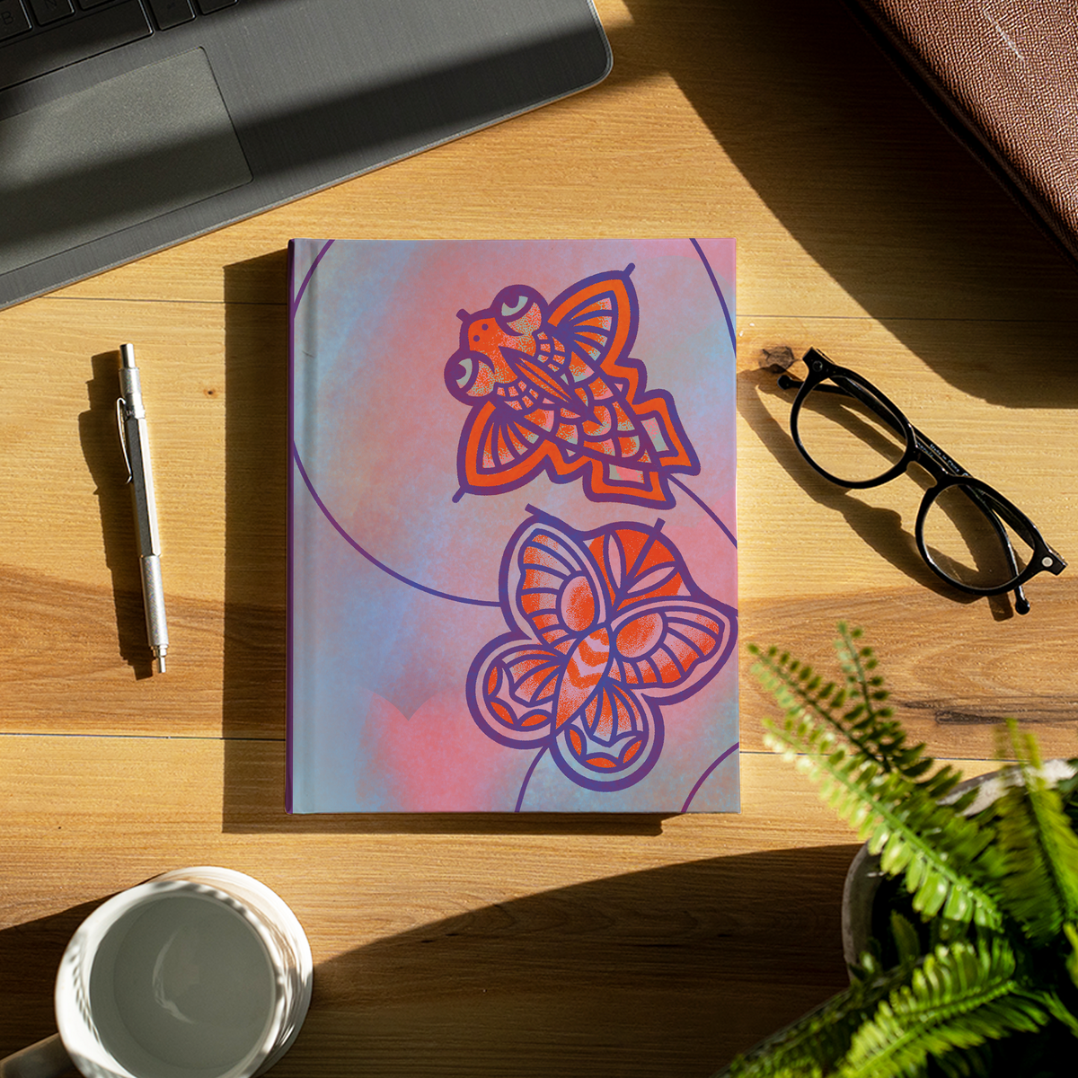 Kite Weather Hardcover Notebook - Mixed Media
