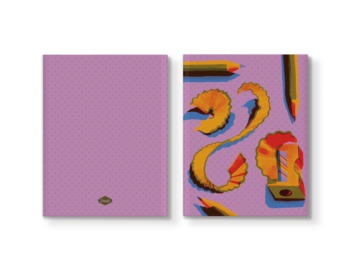 Pencil Sharpeners Hardcover Notebook - Mixed Media