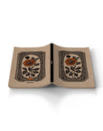 Floral Frame Kraft Classic Layflat Notebook