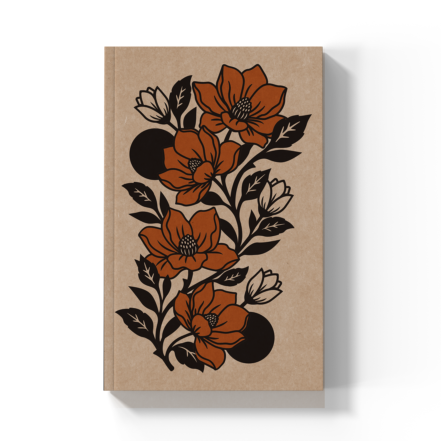 Magnolias Kraft Classic Layflat Notebook