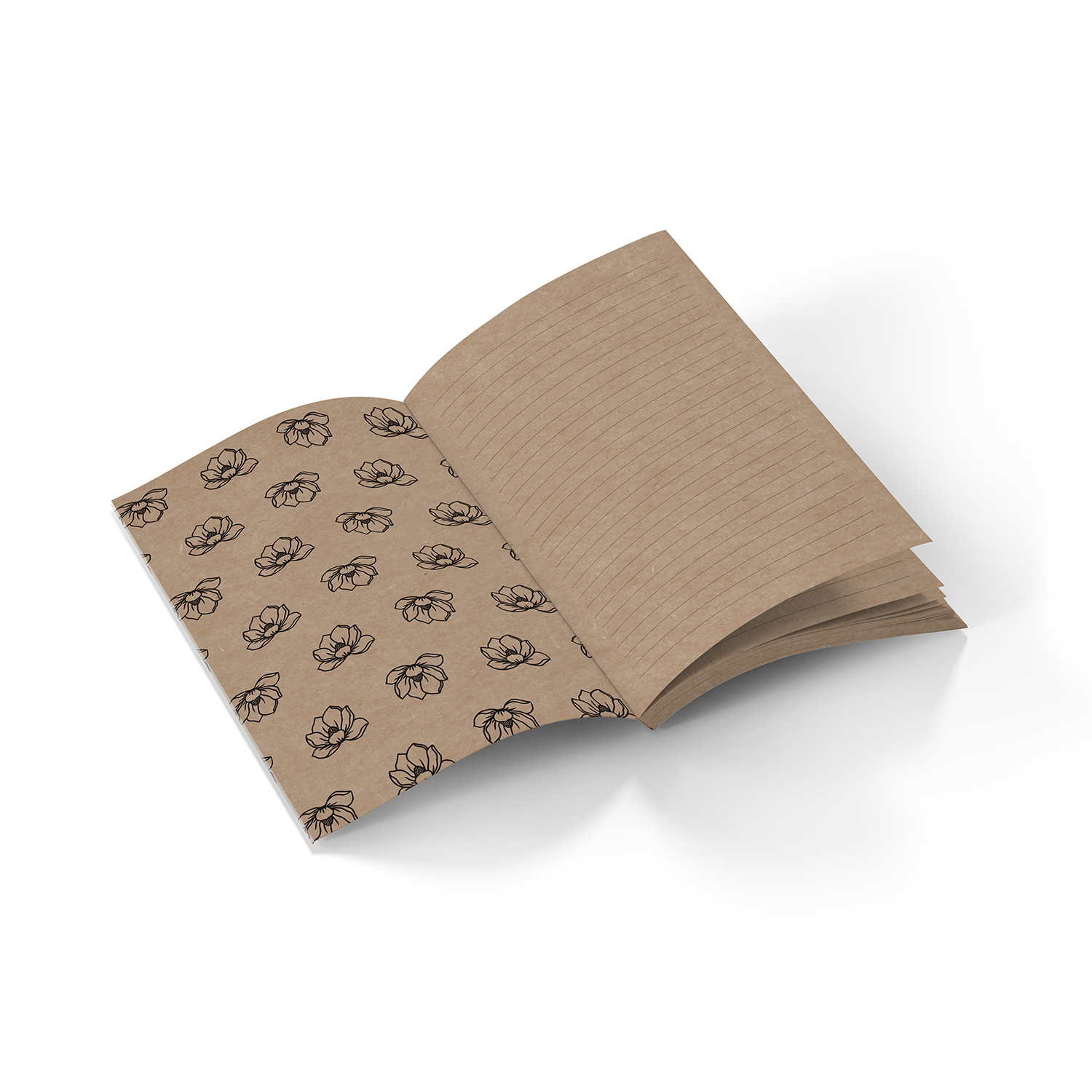 Magnolias Kraft Classic Layflat Notebook