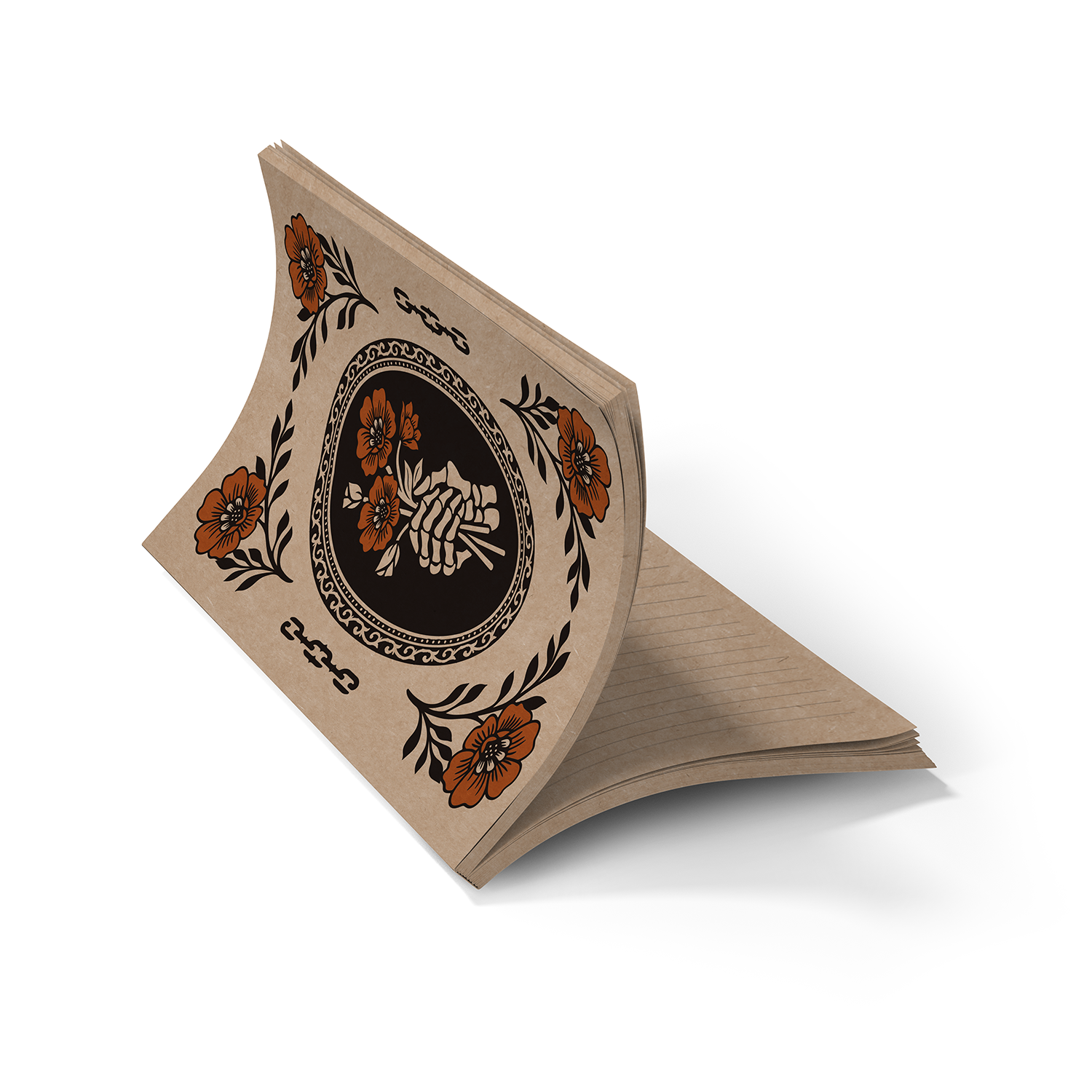 Bone &amp; Bloom Kraft Classic Layflat Notebook