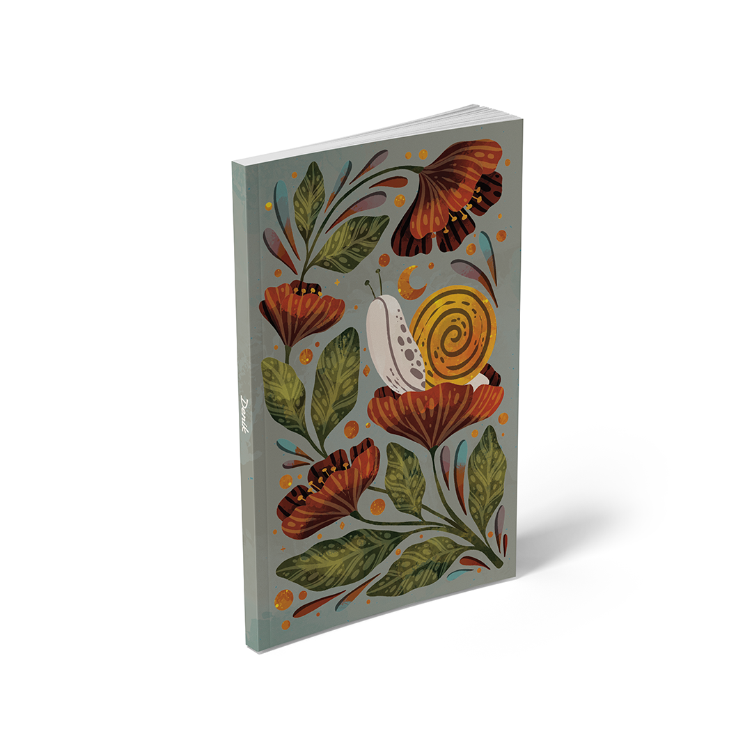 Moonlight Snail Classic Layflat Notebook