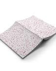 Red Speckle Layflat Notebook