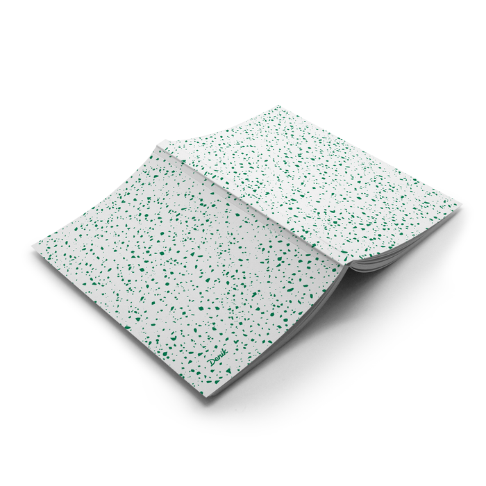 Green Speckle Layflat Notebook