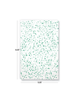 Green Speckle Layflat Notebook