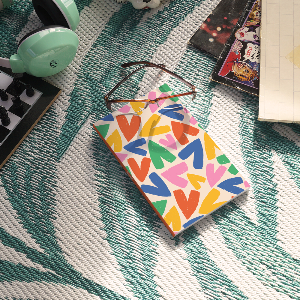 Colorful Beats Classic Layflat Notebook