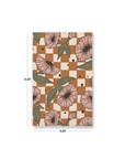 Checks & Flowers Classic Layflat Notebook