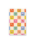 Petals & Checkers Classic Layflat Notebook