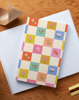 Petals & Checkers Classic Layflat Notebook