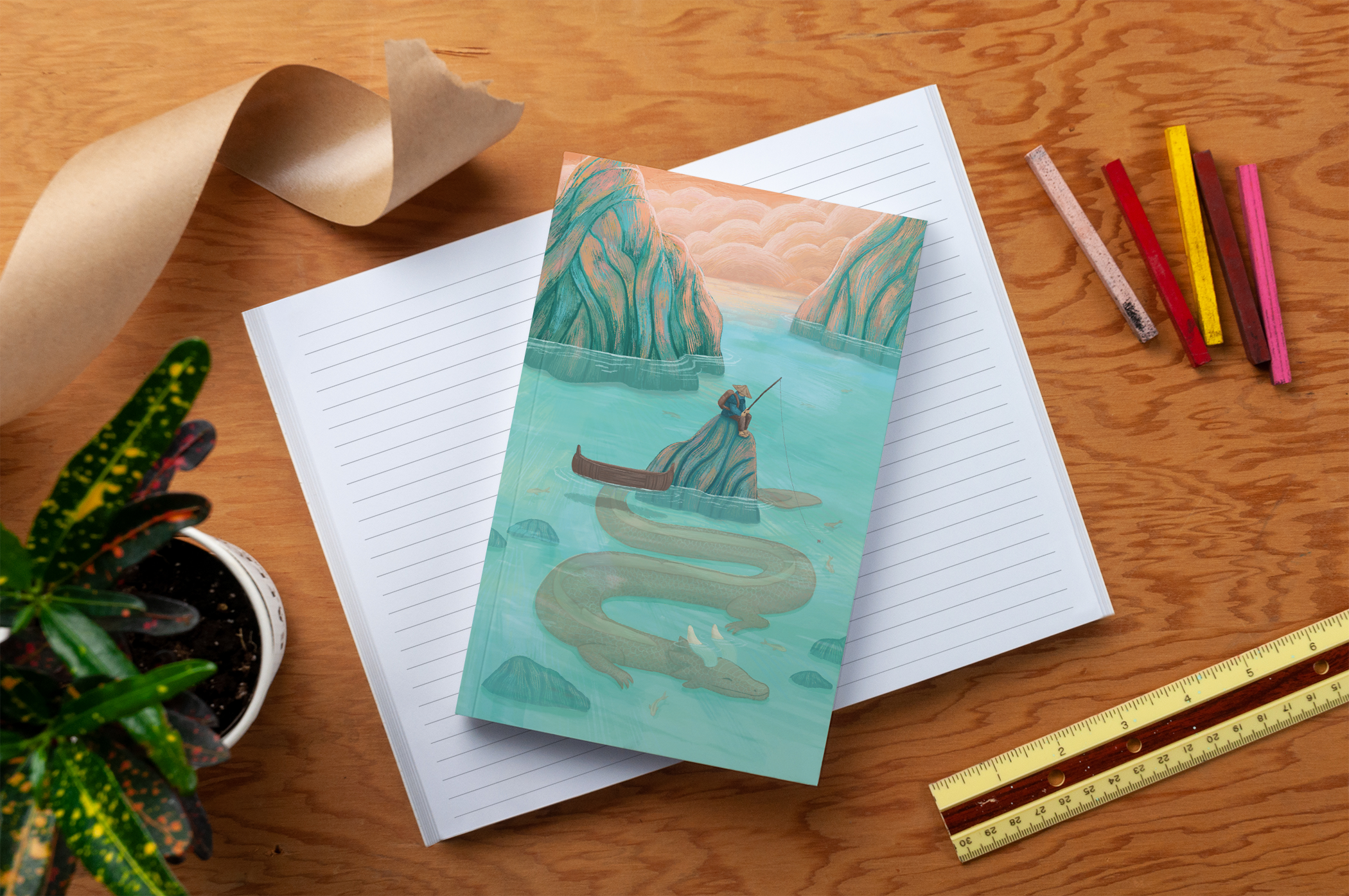 Sea Dragon Classic Layflat Notebook