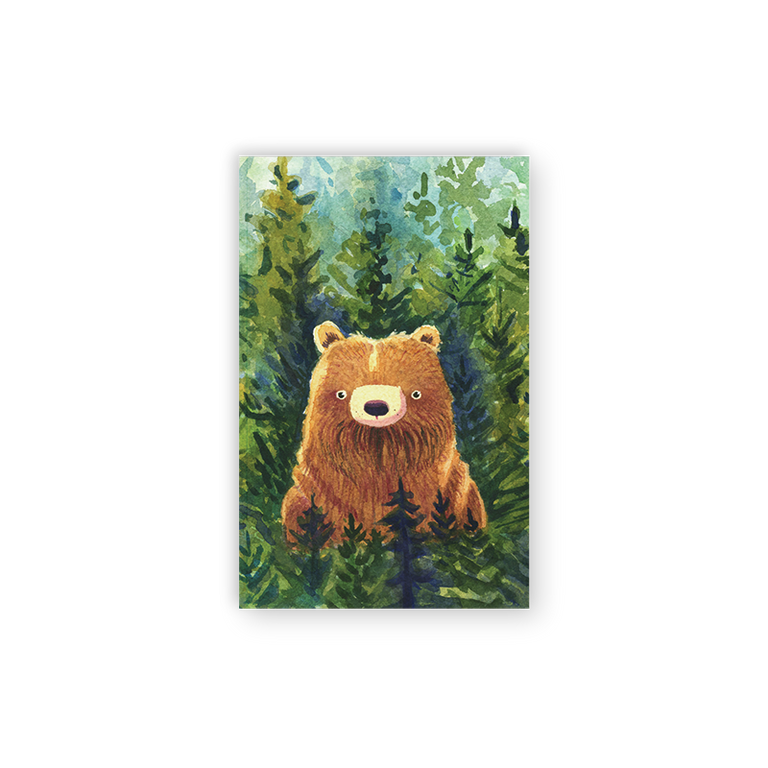 Brown Bear Classic Layflat Notebook | Denik