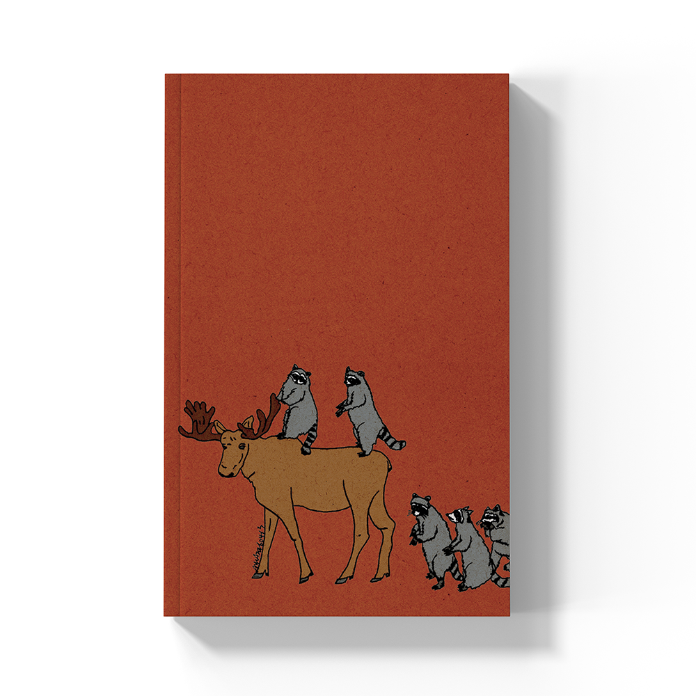 Raccoon Caravan Classic Layflat Notebook