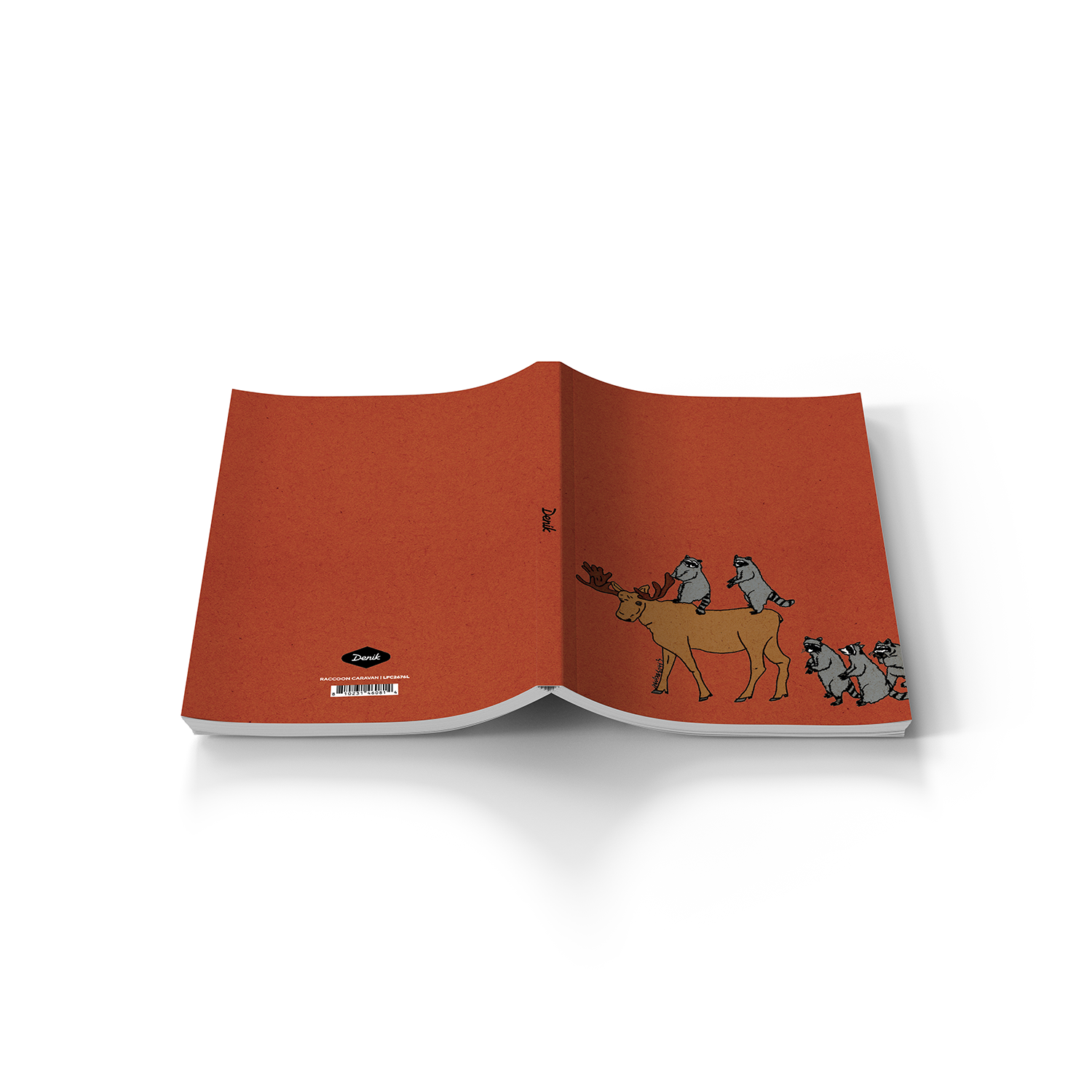 Raccoon Caravan Classic Layflat Notebook