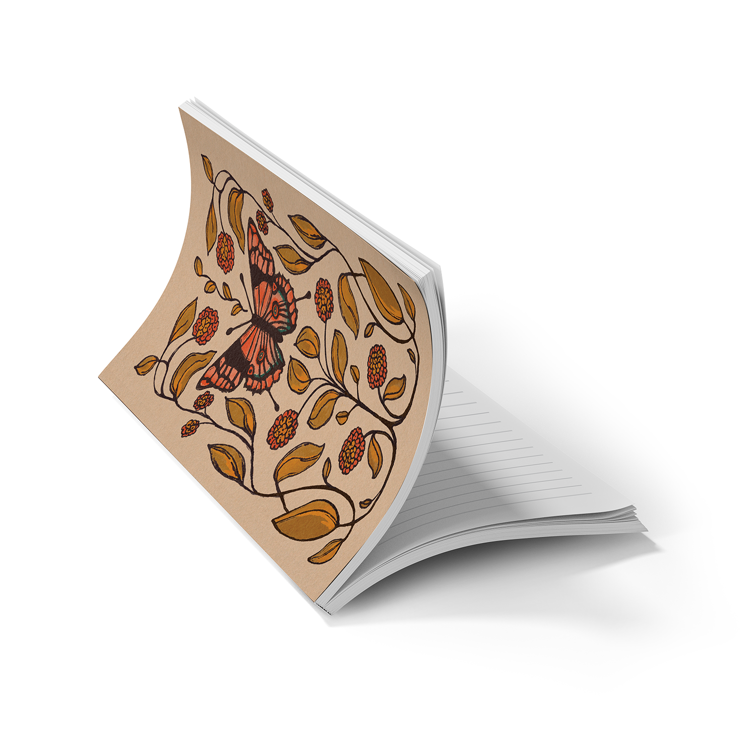Butterfly Classic Layflat Notebook
