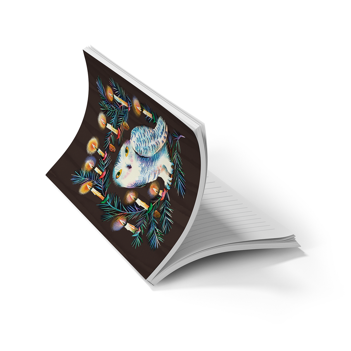 Holiday Owl Classic Layflat Notebook