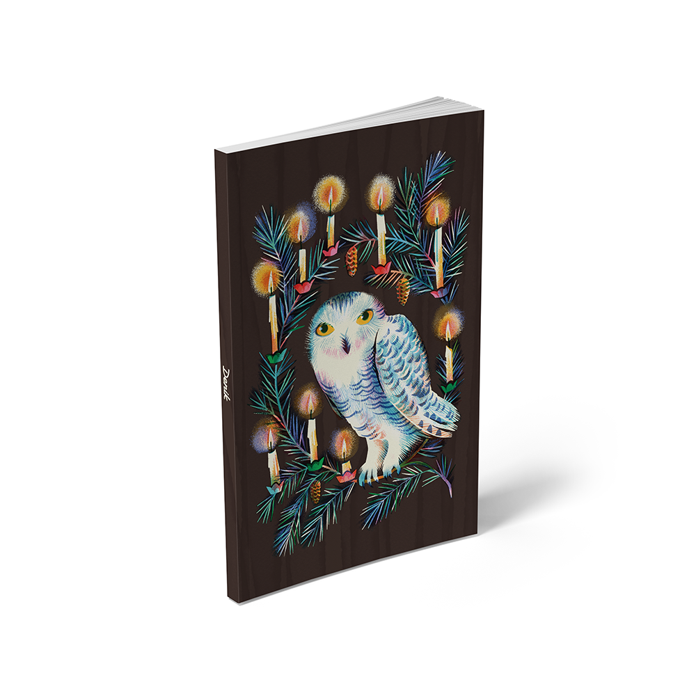 Holiday Owl Classic Layflat Notebook