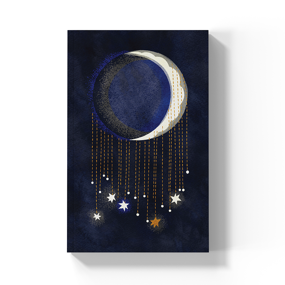 Falling Stars Classic Layflat Notebook
