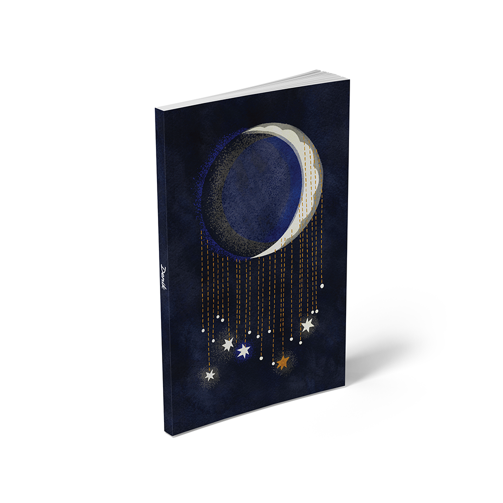 Falling Stars Classic Layflat Notebook