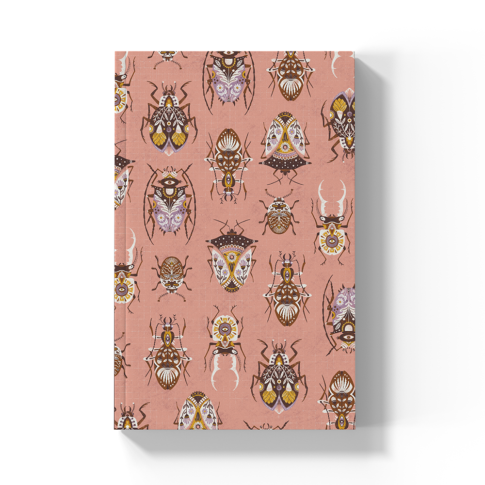 Folk Bugs Classic Layflat Notebook
