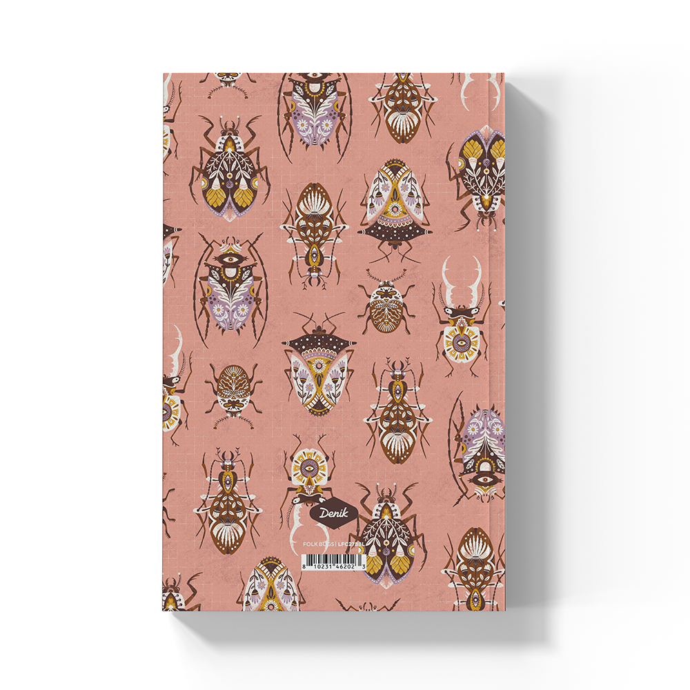 Folk Bugs Classic Layflat Notebook