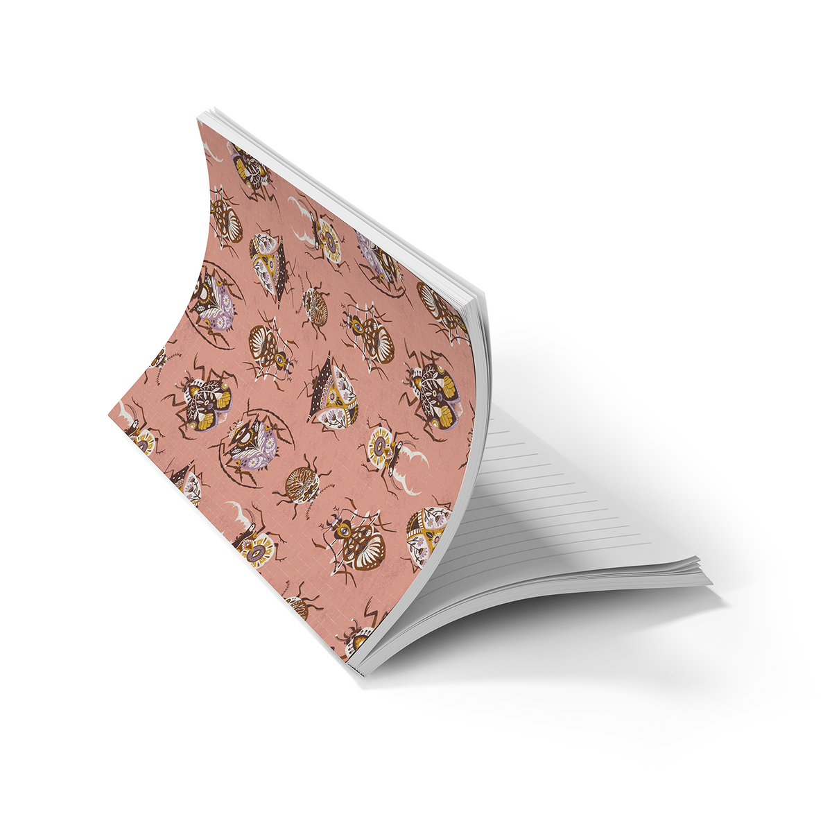 Folk Bugs Classic Layflat Notebook