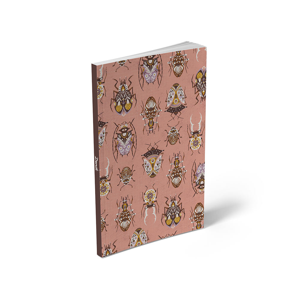 Folk Bugs Classic Layflat Notebook