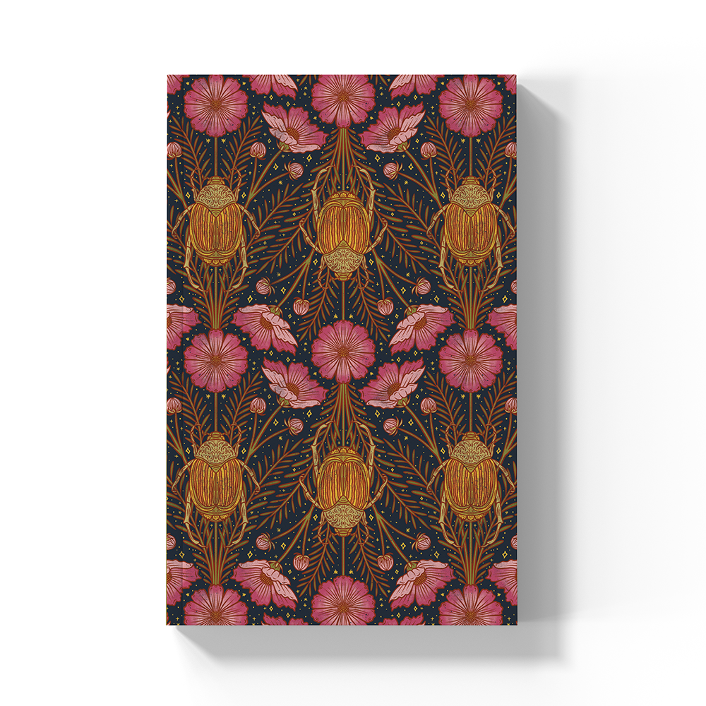 Beetles and Cosmos Classic Layflat Notebook