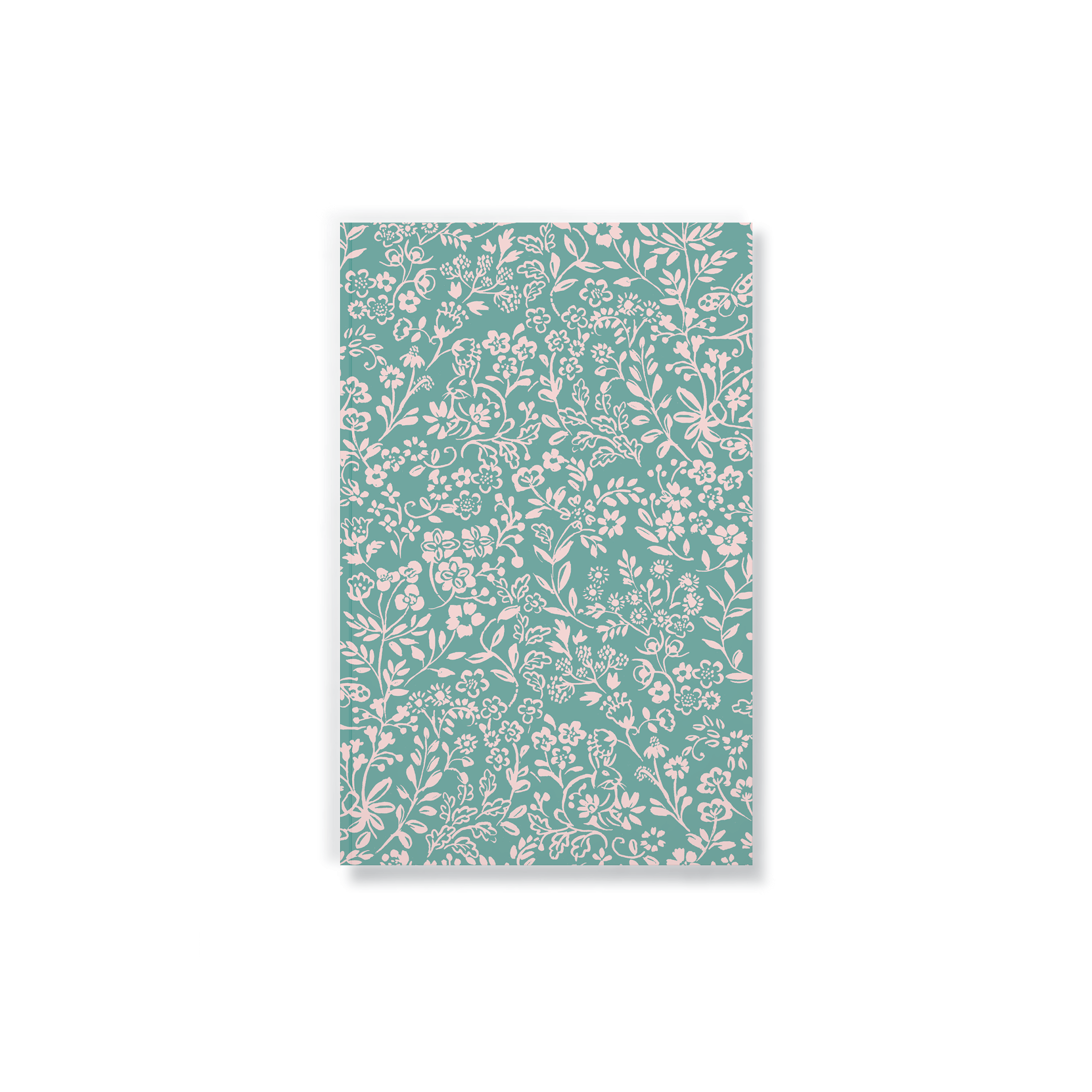 Green Meadow Bunnies Layflat Notebook