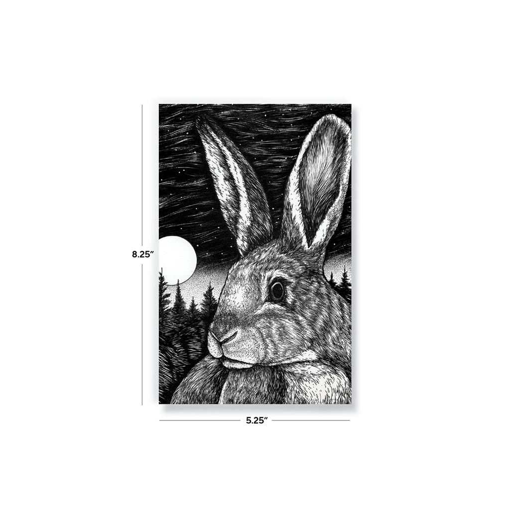 Stargazing Rabbit Classic Layflat Notebook