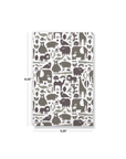 Animals BW Notebook