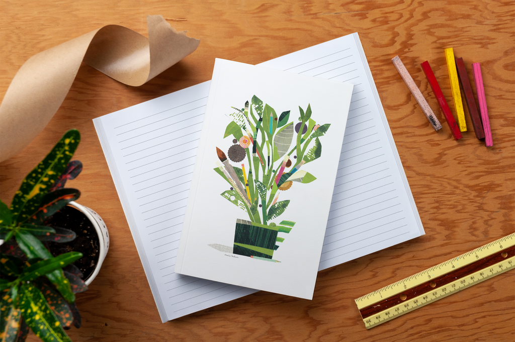 Plant With Tools Notebook